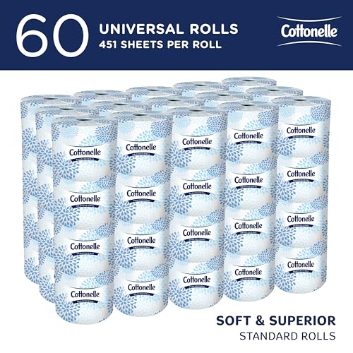 Cottonelle Professional 60 Rolls (451 Sheets each) / White / Standard Roll Toilet Paper Toilet Paper