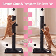 THE LICKER STORE Black / 15.5 x 15.5 x 38 / Modern Scratching Posts