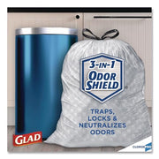 Glad 600 / 1 Count (Pack of 600) / White Trash Bags