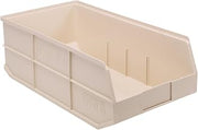 Quantum Storage SSB485 Stackable Shelf Bins Part Organizer - 20-1/2" x 11" x 7" - 6 Pack