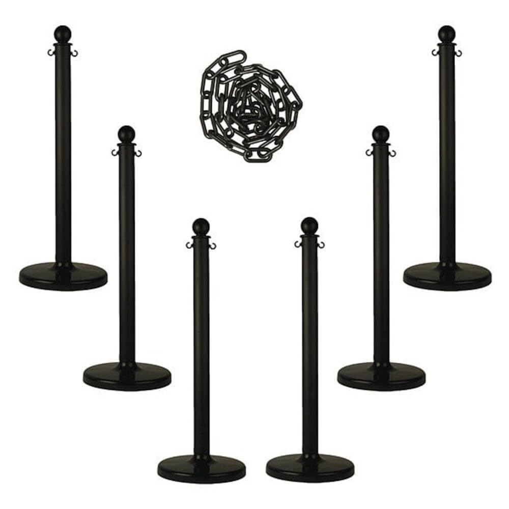 Mr. Chain 2.5 inches Dia. / Black / 1 Chain Barriers