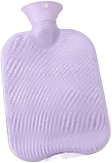 Hot Water Bottle Bag Hotpack for Pain Relief from Headaches, Cramps, Arthritis, Back Pain, Sore Muscles(Classic Maca Purple,2000ML)