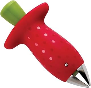 Chef'n Original Stem Gem Strawberry Huller, Red/Green - 102-138-005