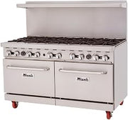 Migali C-RO10B-LP 10 Burner, Liquid Propane Gas Range & Oven