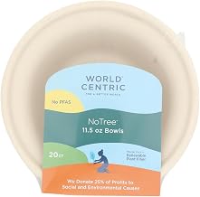 World Centric 11.5 Oz. Wheat Straw Bowl 20-count (Pack of 12) - Pack Of 12