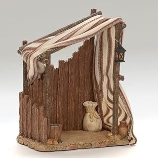 Fontanini by Roman Inc., Shepherd's Tent, 5" Shepherds Collection, Nativity Figure and Accessories, Hand Sculpted and Painted