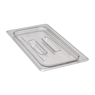 Clear Camwear 1/3 Size Food Pan Cover with Handle by Cambro – 1/3 Siz, Polycarbonate, clear, Model 30CWCH135