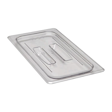 Clear Camwear 1/3 Size Food Pan Cover with Handle by Cambro – 1/3 Siz, Polycarbonate, clear, Model 30CWCH135