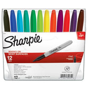 Sharpie Assorted Classic / 1 Count (Pack of 12) / Fine Permanent Markers