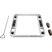Aluminum Pallet Dolly with Tilt Rollers by Global Industrial – Aluminum, Silver, Model 800502