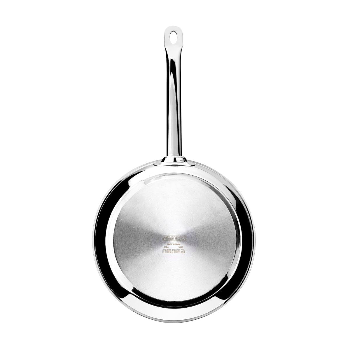 Chef Non-Stick-Fry-pan by Monix – 20cm, 1.4 liters, Stainless Steel, Schwarz, Model M461320