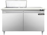 DL48-8C Designer Line Sandwich Unit, 48" W, With 8 Pan Top Openings & 19" Cutting Board