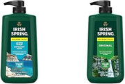 Irish Spring Men's Body Wash Bundle with 30 Oz Active Scrub and Original Clean Scents