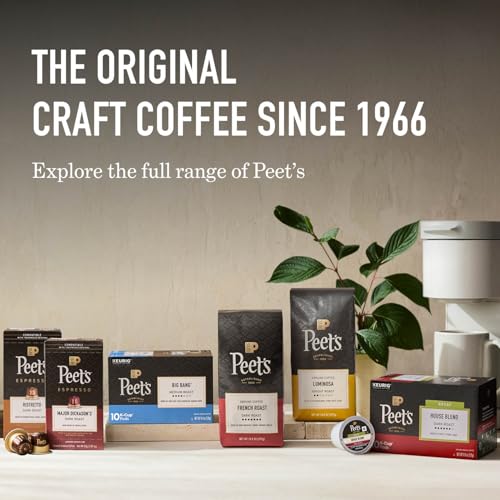 Peet's Coffee Crema Scura / 10 Count (Pack of 5) / Crema Scura (Intensity 9) Single-Serve Capsules & Pods