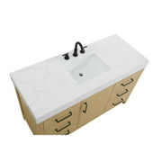 Elegant Kitchen and Bath 54" Single Bathroom Vanity in Honey Brown by Elegant Lighting – unspecified, Wood, Honey Brown, Model VF60654MHB