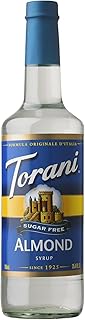 Torani Sugar Free Almond Syrup, 25.4 oz (Single Unit)