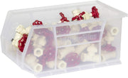 Akro-Mils Clear / Containers / 15-Inch x 8-Inch x 7-Inch, 12-Pack Bucket Organizers