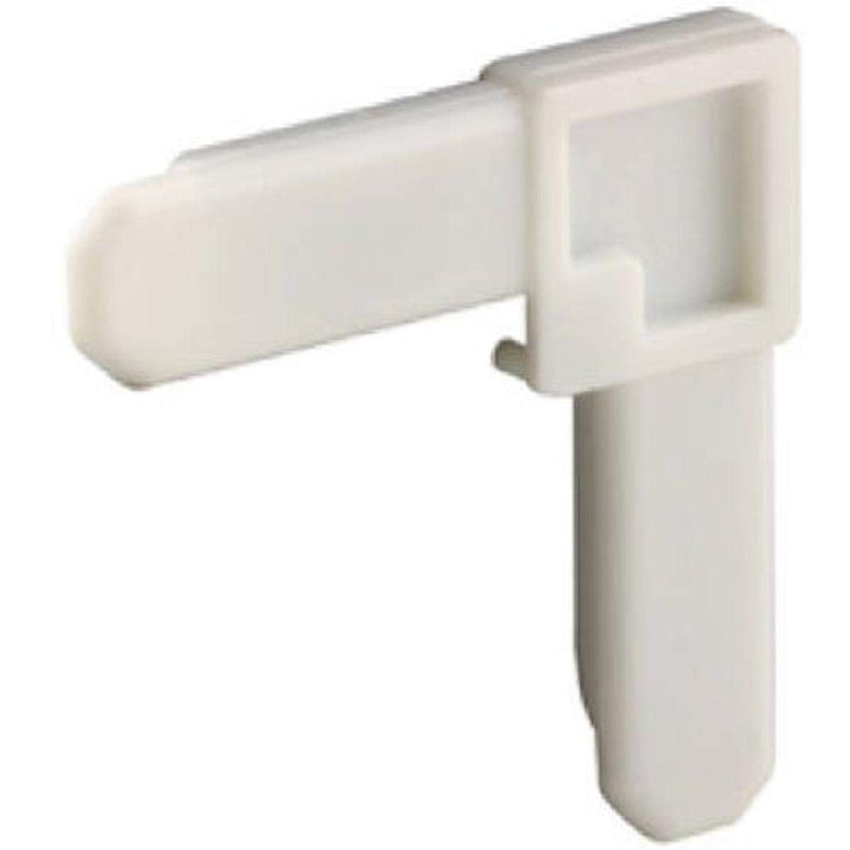 Prime-LINE National/Spectrum Brands HHI Screen Frame Corner 1/4" by Slide-Co – 3/4 x 1/4", Plastic, White, Model PL 14298