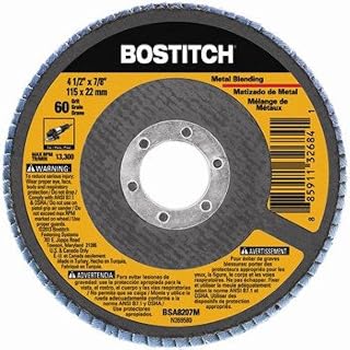 Bostitch BSA8207M 4-1/2-Inch x 7/8-Inch Z60 T29 Flap Disc