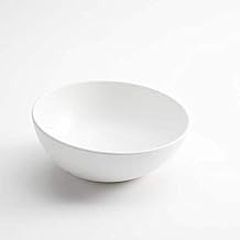 American Metalcraft LFTBW8 Melamine Angled Bowl, White, 40-Ounces