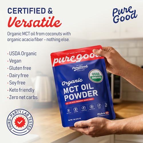 PureGood 1 Pound (Pack of 1) / Blue / 1 MCT Oil