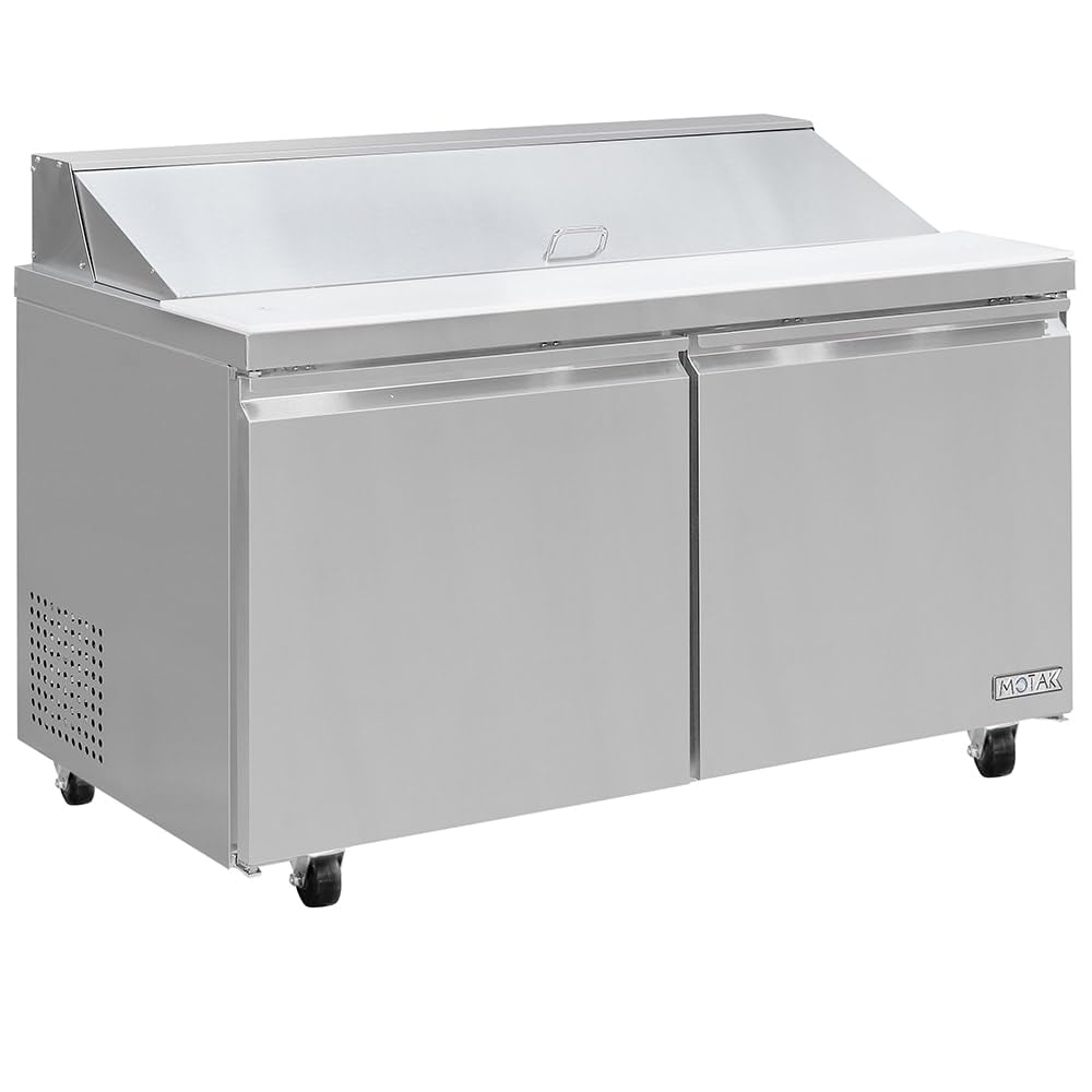 60 1/5" Sandwich/Salad Prep Table w/Refrigerated Base by MOTAK – 65.35x34.65x45.67, In Description, Check Images, Model MST-60-X