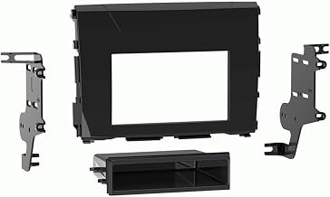 Metra Single-DIN Dash Kit for Nissan Titan 2020-Up, Black, High Gloss Finish