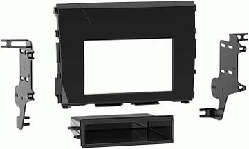 Metra Single-DIN Dash Kit for Nissan Titan 2020-Up, Black, High Gloss Finish
