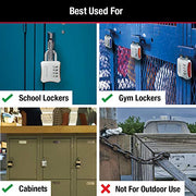 Master Lock Resettable Combination / 2 Pack / Blue Combination Padlocks