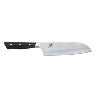 Hisho 7-inch Santoku Knife by MIYABI – 7-inch, FC61 Fine Carbide Steel, Black, Model 1034306