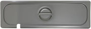 HUBERT Steam Table Pan Hotel Pan Cover Slotted for 1/2 Size Long Pan Stainless Steel