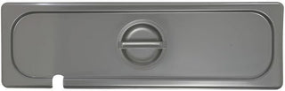 HUBERT Steam Table Pan Hotel Pan Cover Slotted for 1/2 Size Long Pan Stainless Steel