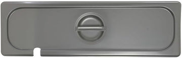 HUBERT Steam Table Pan Hotel Pan Cover Slotted for 1/2 Size Long Pan Stainless Steel