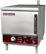 Crown EPXN-5 Electric EZ Steam Narrow Convection Steamer, Countertop & Boilerless, (5) 12' x 20" Pan Capacity