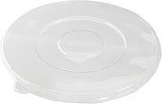 Round Flat Plastic Lids - 8" | Clear | Conserveware | Pack of 75