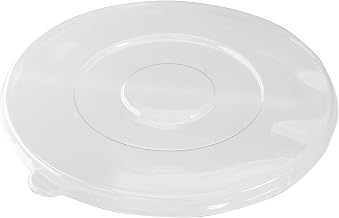 Round Flat Plastic Lids - 8" | Clear | Conserveware | Pack of 75