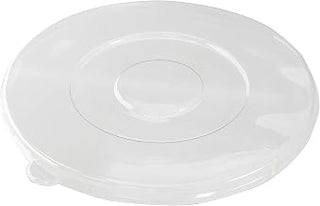 Round Flat Plastic Lids - 8" | Clear | Conserveware | Pack of 75