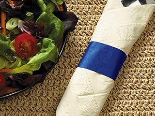 Hoffmaster Reflex Blue Paper Napkin Band, 4.25 x 1.5 inch - 5000 per case.