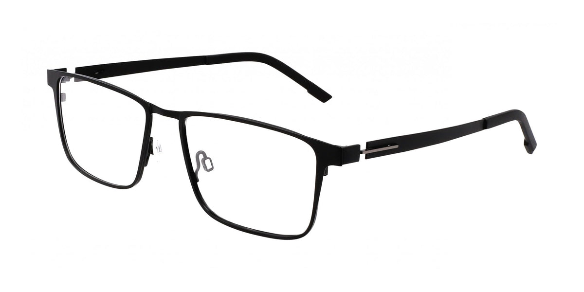 Eyeglasses FLX 1007 MAG-SET 002 Matte Black by Flexon – 57/18/145, Matte Black, Model FLX1007MAG-SET