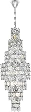 ELEGANT Lighting Adaline 24 inch Chandelier in Chrome