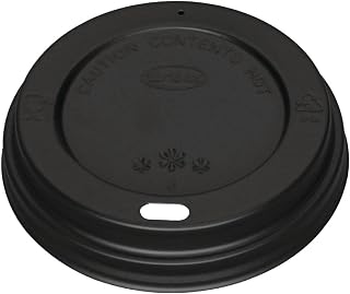 Fiesta HW12HL039 Lid For Hot Cups, 12/16 oz., Black (Pack 1000)