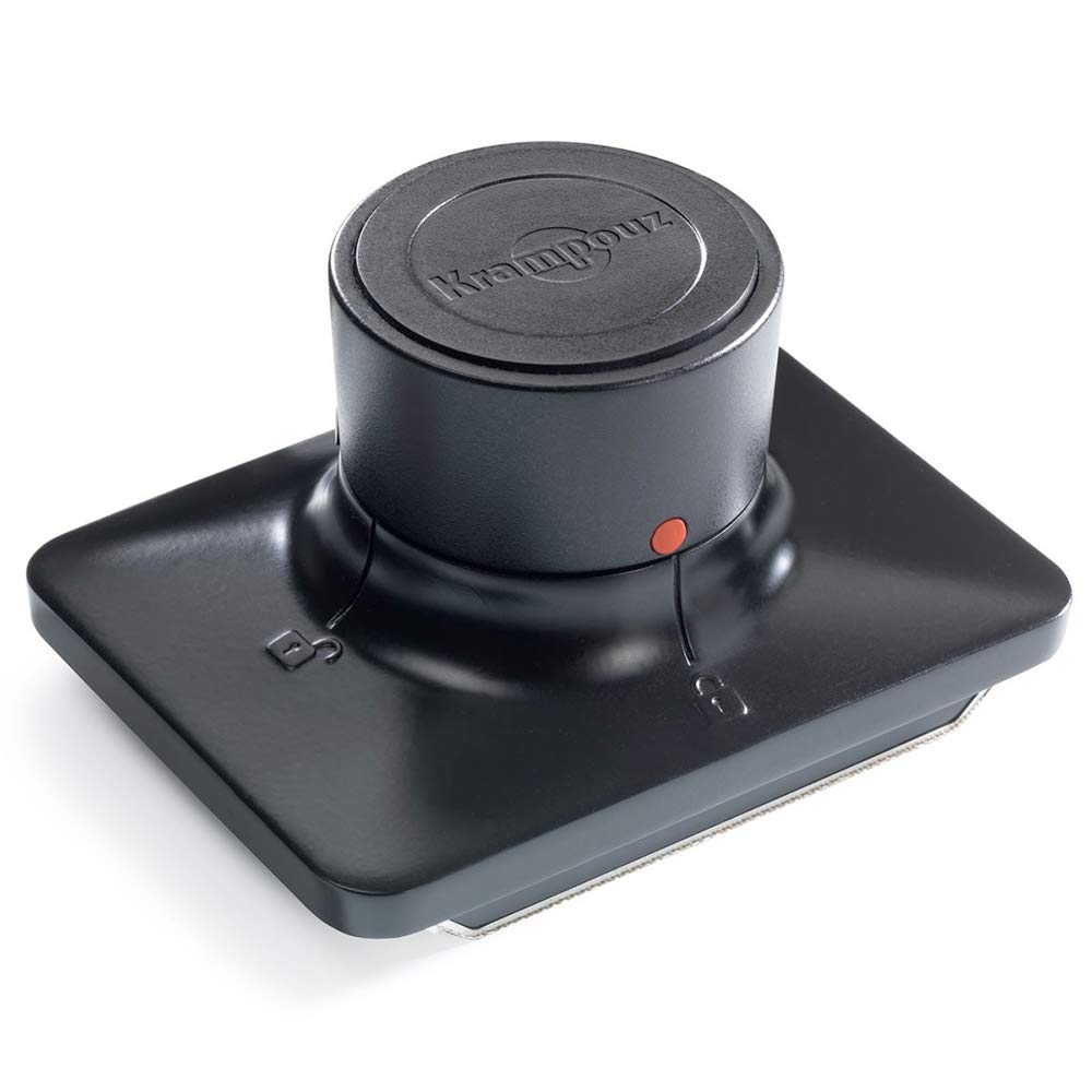 Crepe Maker Cleaning Pad with Wipes (3). Use the effortless all in one application to season by Krampouz – 120 x 90 x 70 mm, Cast Iron, Black, Model ATE1