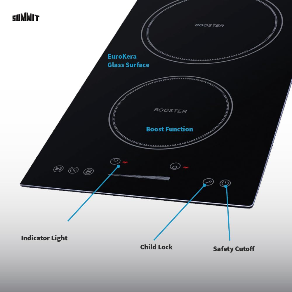 Summit Appliance Black / 12 Inch / 1 Cooktops