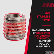 E-Z LOK 7/16"-14 IT, 5/8"-11 ET, 0.656" L / 5 / Pack of 5 Thread Locking Inserts