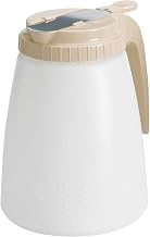 Tablecraft Dispenser with Almond Top, 48-Ounce
