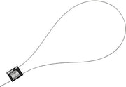 Global Industrial Metal Cable Seal, 1/16"x24"L, Black, 50/Pack