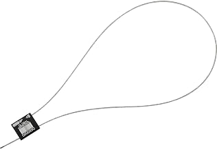 Global Industrial Metal Cable Seal, 1/16"x24"L, Black, 50/Pack