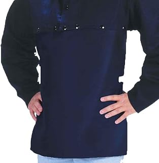 Tillman 6114B 9 oz Navy Cotton Bib 14"