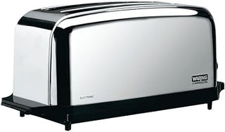 Waring WCT704 Light Duty 120V Extra Long Two-Slot 4 Slice Toaster
