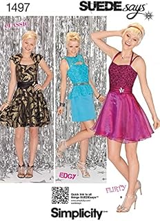 Simplicity Ladies Sewing Pattern 1497 Party Dresses